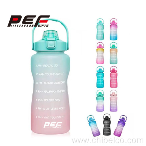 BPA Free Drinking Water Bottle with Time Marker